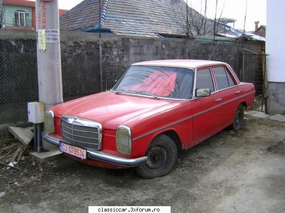 Mecedea W115 "Bot de cal" - Misu de Cluj - Am vazut prin Cluj-Napoca