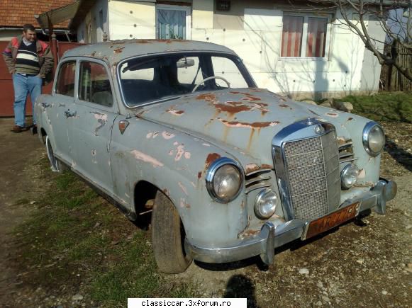 Mercedes 1942. - ACEASTA ESTE MASINA DE LA ALUNIS --- AM MERS PANA - Vanatoarea de epave