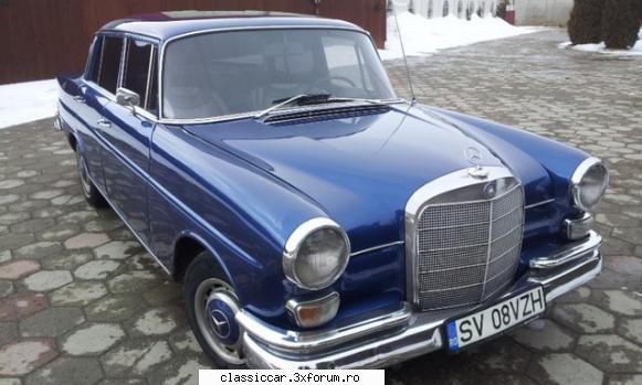 Mercedes 220 Coada de randunica 1962 - Am impresia ca ar fi prin zona Mitoc. Era asta de - Prezentare masini