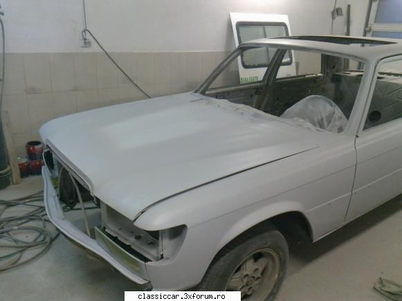 Mercedes 280S automatic - Nu, caroseria nu am sablat-o. E la filler acuma - Prezentare masini