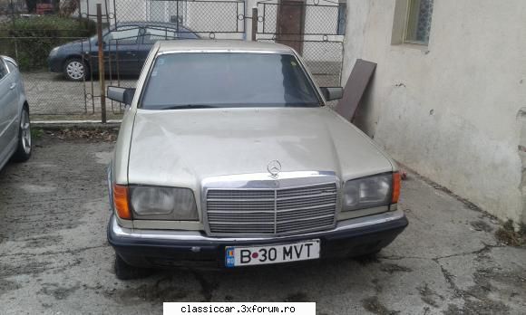 Mercedes 380 SE - Un prieten are de vanzare un - Vanzari auto-moto clasice direct de catre proprietari
