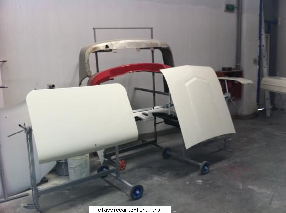 Mercedes W , BMW 525 E12 si altele - Primele elemente ale masinii vopsite! - Prezentare masini