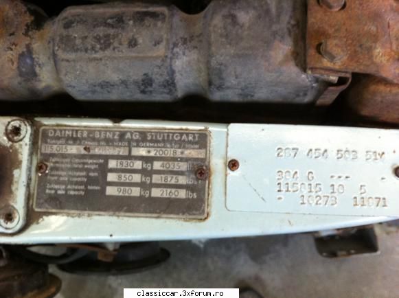 Mercedes W , BMW 525 E12 si altele - Placutele de pe trager. Culoarea o vom schimba si - Prezentare masini
