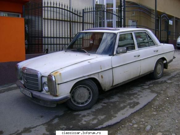 Mercedes W115 - Cu asta se circula inca - Am vazut prin Cluj-Napoca