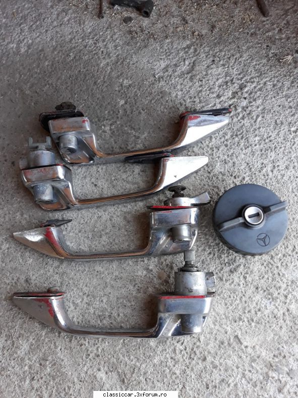 Mercedes W115 ,,Bot de cal": aripi si altele..... - Set manere usi, 300. Buson - Vanzari  piese si accesorii