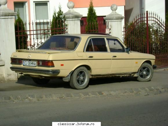 Mercedes W123 - Imi plac jentile sub forma de stea - Am vazut prin Cluj-Napoca