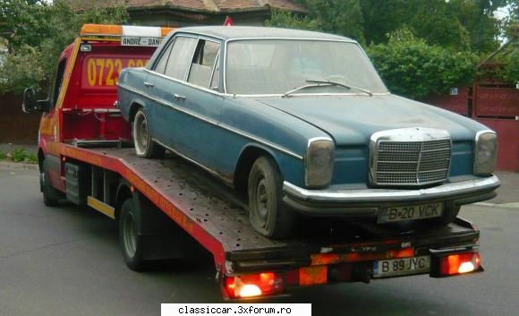 Mercedes "bot de cal" varianta rara - Varianta bancheta fata dintr-o bucata,schimbator - Rust In Peace