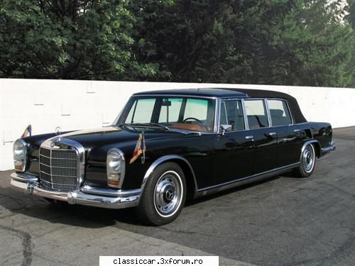 Mercedes prezidential - Nu �mi vine sa cred ca este originalul! Din c�te - Din lumea larga