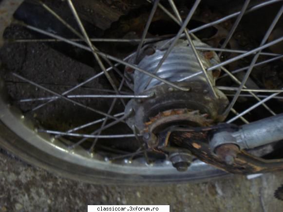 Minimnobra Orange - roata spate .... obada are 2 - Prezentare motociclete, motorete si biciclete de colectie
