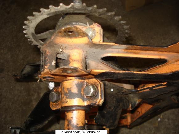 Minimnobra Orange - mecanism de culisare a fircii - Prezentare motociclete, motorete si biciclete de colectie