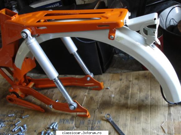 Minimnobra Orange - spatele aproape gata - Prezentare motociclete, motorete si biciclete de colectie