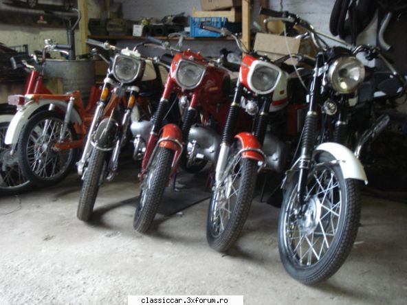 Minimnobra Orange - Desi mai am de pus motoarele - Prezentare motociclete, motorete si biciclete de colectie