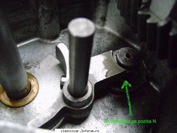 Mobra 50 - Restaurare - Pe urma, am montat furca pe ax, astfel ca axul - Reconditionari si Restaurari