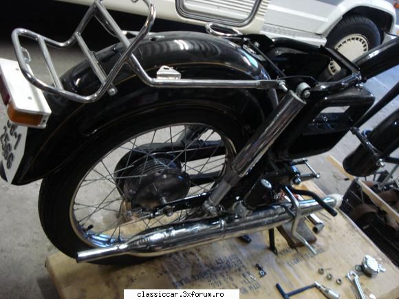 Mobra - repunerea esapamentului pt prob� - Prezentare motociclete, motorete si biciclete de colectie