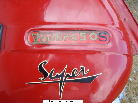 Mobra 50 Super 1980 - detaliu rezervor - Prezentare motociclete, motorete si biciclete de colectie