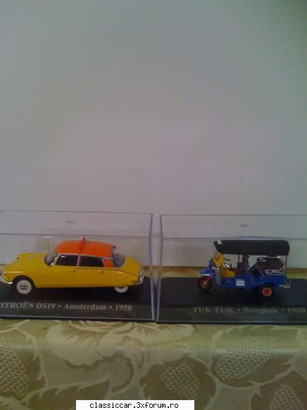 Modelism si machetute - TUK TUK ,Taxi din Bangkok,1980 ,si Citroen DS19 - Modelism si machetute