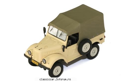 Modelism si machetute - celelalte modele fabricate erau GAZ 69 - Modelism si machetute