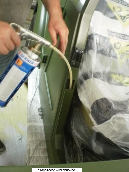 Modificarea unui M - Stilpul conservat cu pistolul penrtru locuri - Reconditionari si Restaurari