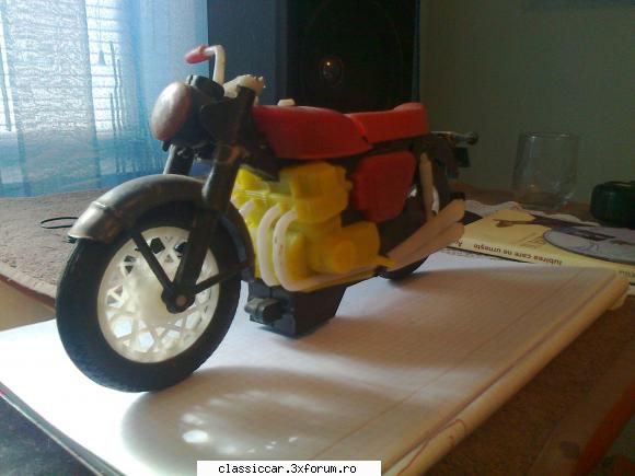 Motocicleta plastic romaneasca - vranceanu - Modelism si machetute
