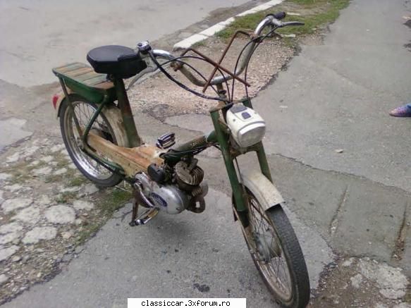 Motocicletele mele - Din fata (am demontat - Prezentare motociclete, motorete si biciclete de colectie