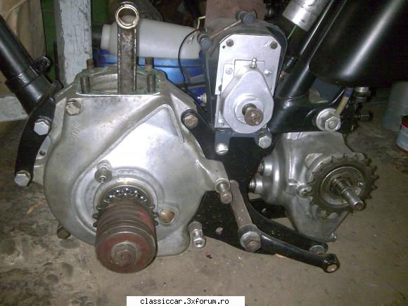 NSU 351 OSL din 1938 - Carcasa carter palier stg lung cu 2 rulmenti,a - Reconditionari si Restaurari