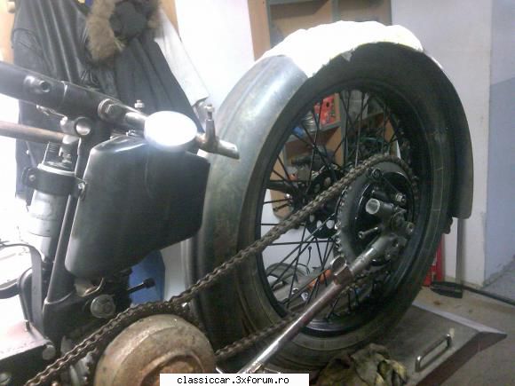 NSU 351 OSL din 1938 - Binenteles,trebuie montata si roata cu - Reconditionari si Restaurari