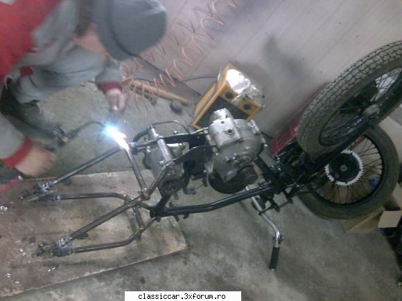 NSU 351 OSL din 1938 - Realamire traversa inferioara,a fost rupta - Reconditionari si Restaurari