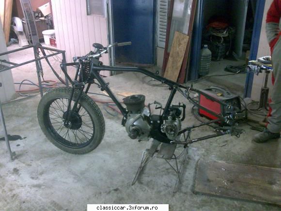 NSU 351 OSL din 1938 - Intr-o pozitie mai normala - Reconditionari si Restaurari