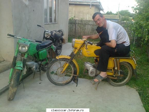 Noi achizitii - Cum spuneam ...s-a bucurat chiar - Prezentare motociclete, motorete si biciclete de colectie