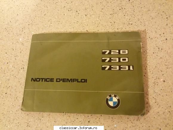 Notița tehnica BMW - V�nd o notița tehnica BMW - Vanzari- cumparari carti si reviste auto