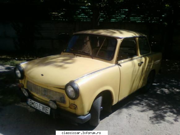 Noua achizite Trabant 601 - capota nu era inchisa - Prezentare masini