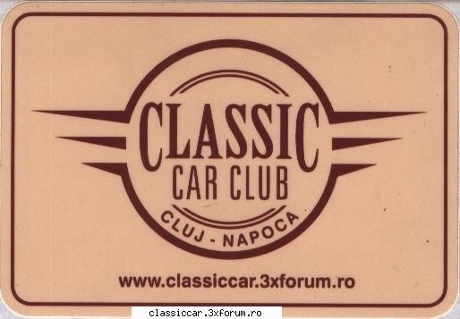 Noul Logo al Clubului - Sticker TIP B In forma dreptunghiulara cu inscris - Discutii libere