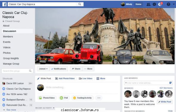 Noul nostru grup pe facebook! - Nu merge,uite... :( Ba merge.. Problema este la - Discutii libere