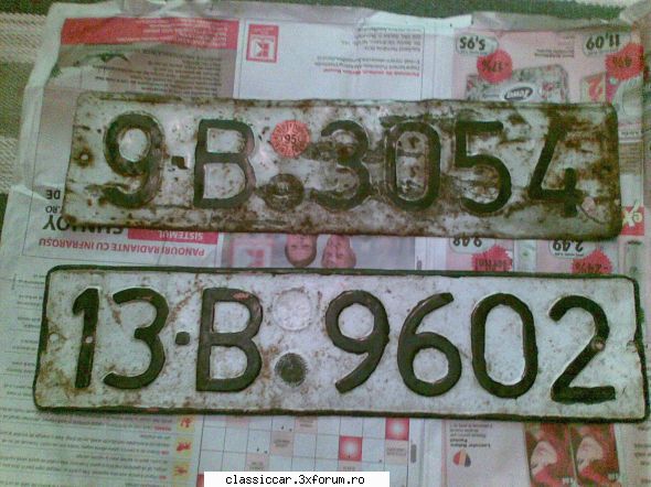 Numere auto vanzare - Inca doua numere vechi: 10 lei bucata, 20 de lei - Vanzari  piese si accesorii