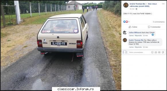 OLTCIT in FRANTA - cu numar de Franta... ceea ce confirma ca a fost - File de istorie