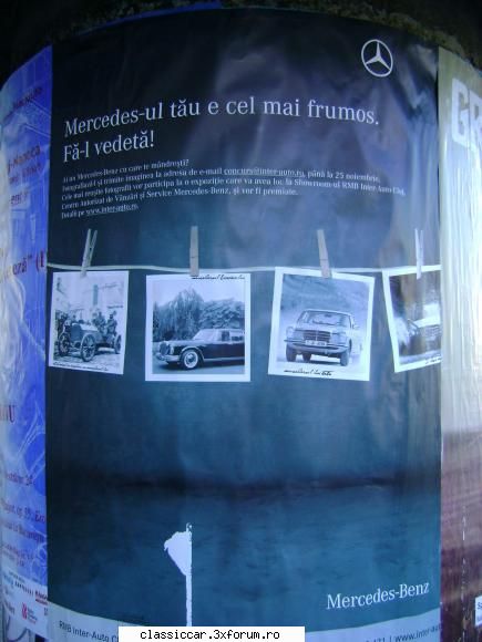 O initiativa interesanta - In piata Mihai Viteazu, am dat peste acest afis a - Arhiva evenimente 2008