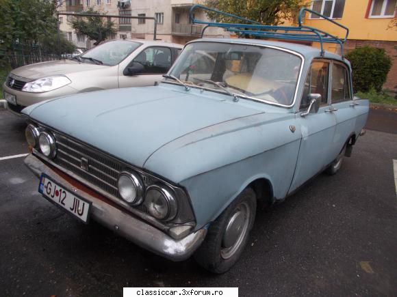 O mica/mare vanatoare - Moskvich 408, gasit la Targu Jiu, jud. GJ - Am vazut prin Romania