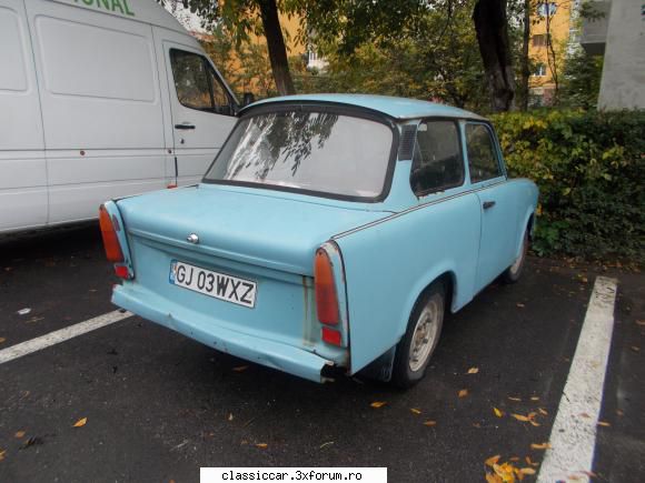 O mica/mare vanatoare - Trabant 601, gasit la Targu Jiu, jud. GJ - Am vazut prin Romania