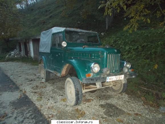 O mica/mare vanatoare - ARO M461, gasit pe la Obirsia Closani, jud. MH - Am vazut prin Romania