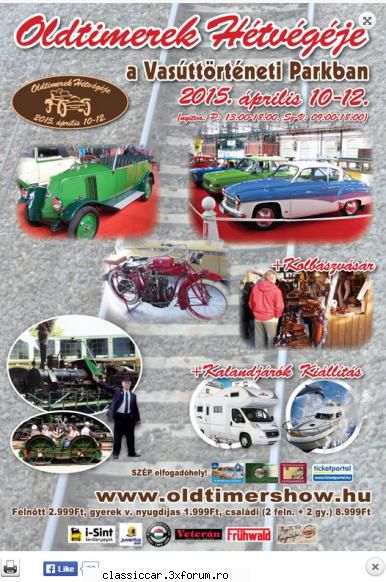 Oldtimer Show Budapesta 22 Mar 2015 - Pana la urma, expozitiiele aceste mari nu sunt - Arhiva evenimente 2015
