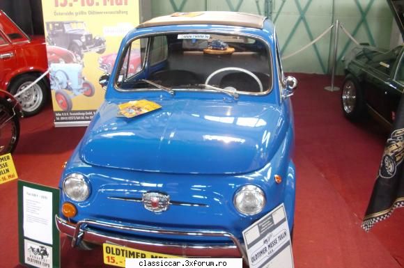 Oldtimer expo Budapest 2010 - Fiat 500 - teljesen felujitva - Hungarian corner