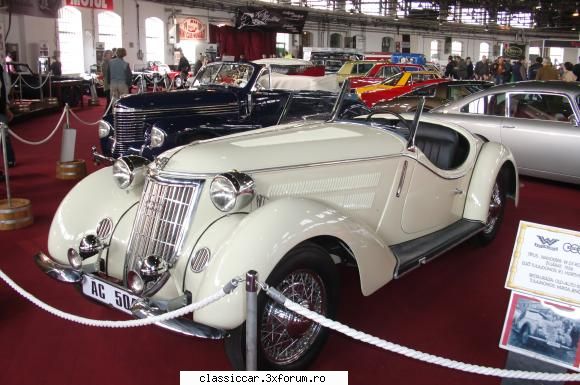 Oldtimer expo Budapest 2010 - Horthy Miklos Wandererje 1936-bol - Hungarian corner