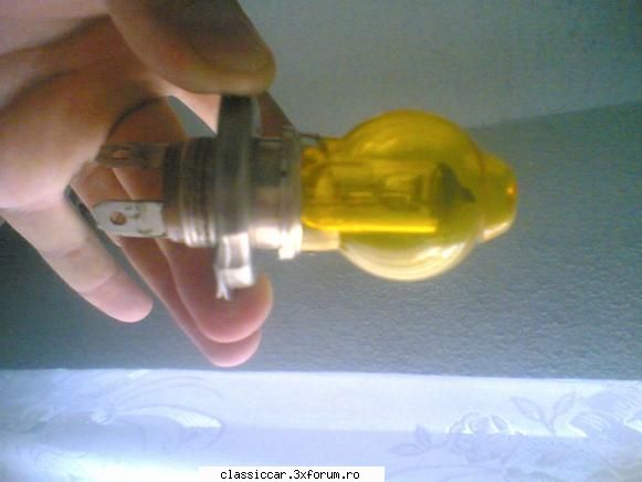 Oltcit Club-1986 - bec H4 Norma cu glob galben de ceata(model - Prezentare masini