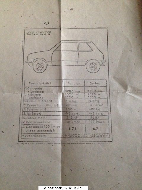 Oltcit SPECIAL 1986 - in alta ordine de idei, ceva interesant - Prezentare masini