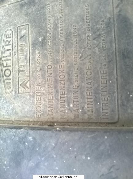 Oltcituri de ici......si ..colo - penultima,filtru aer - Am vazut prin Romania