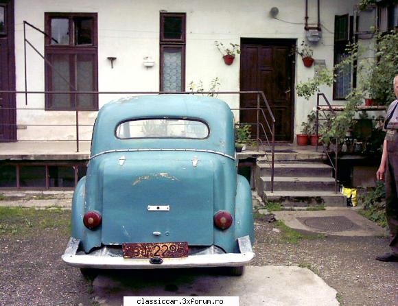 Opel Kadett 1940 si Hanomag Sturm-Roadster 1939 - Capota portbagajului era facuta - Am vazut prin Cluj-Napoca