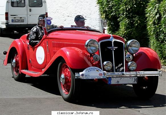 Opel Kadett 1940 si Hanomag Sturm-Roadster 1939 - Totusi seamana... una rosie - Am vazut prin Cluj-Napoca