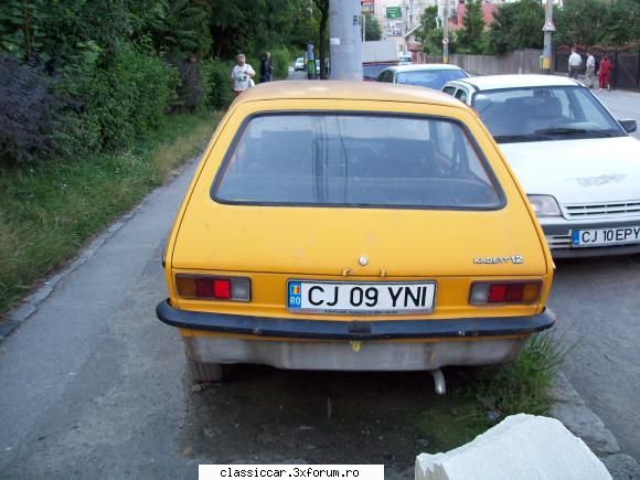 Opel Kadett C City - o poza din spate , nu stiu unde a ajuns masina - Am vazut prin Cluj-Napoca