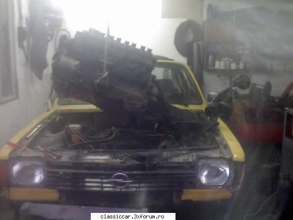 Opel Kadett C Coupe - Deja motorul si cutia sint date jos , le-am si - Prezentare masini