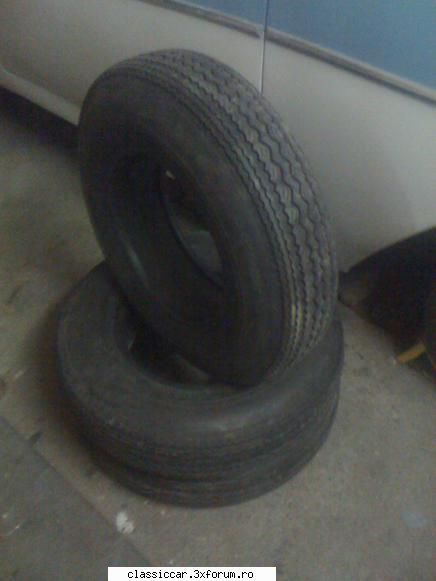 Opel Rekord P1 - si azi am primit un set nou de anvelope 6.40 SR - Reconditionari si Restaurari